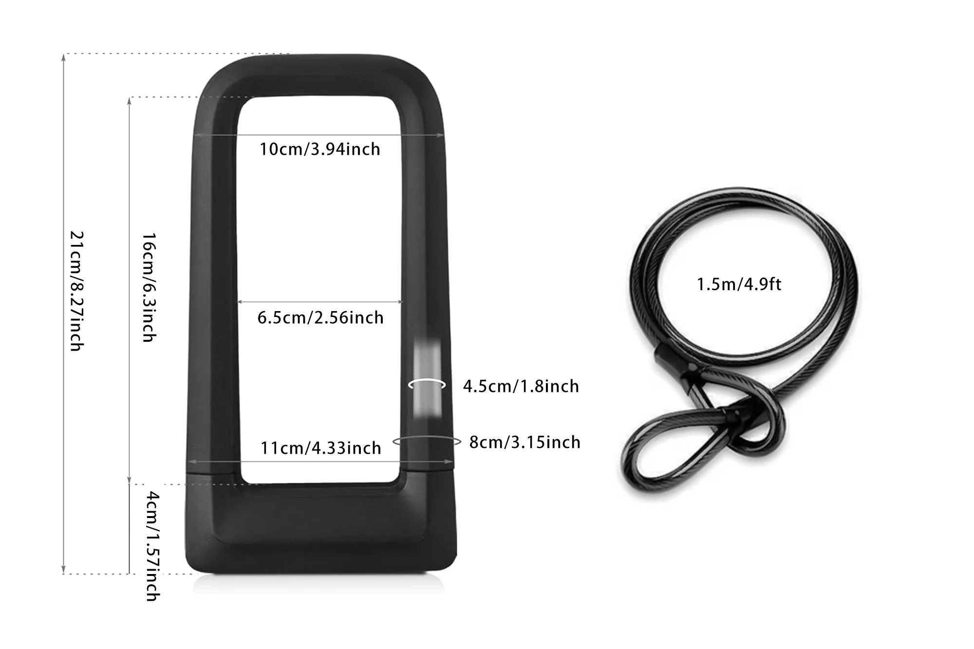 Cyrusher Heavy Duty U Lock - Image 2
